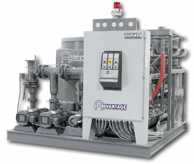 Water Cooled Central Chiller with Reservoir and Pump